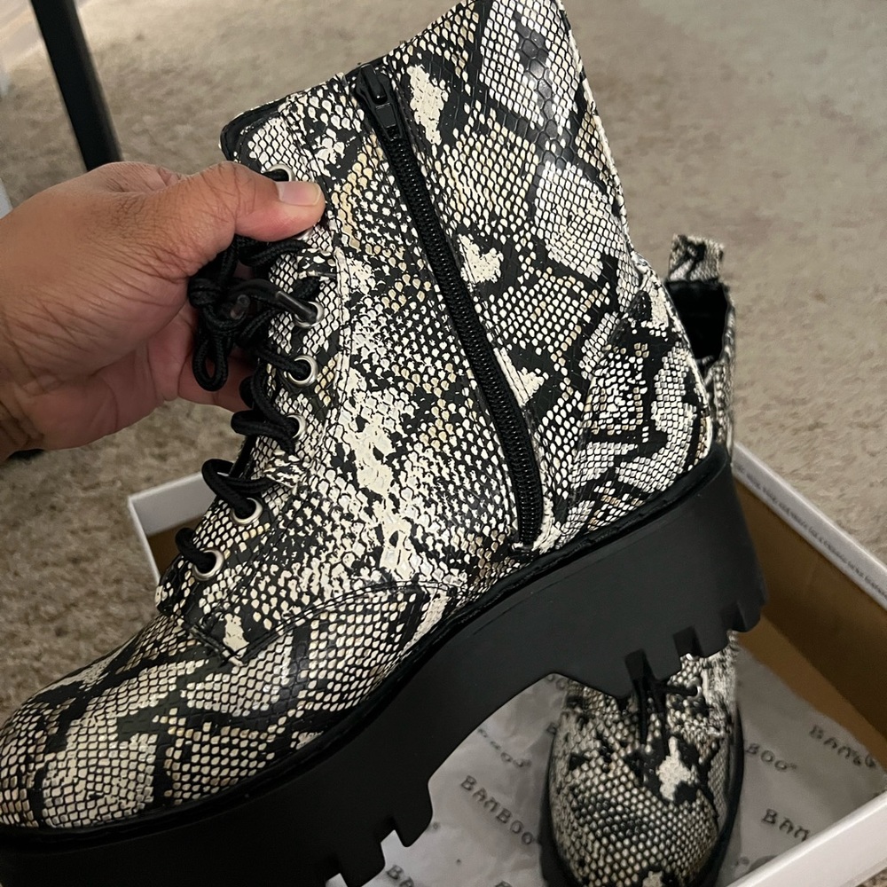 Snakeskin Boots (US 7) - Picture 3 of 4